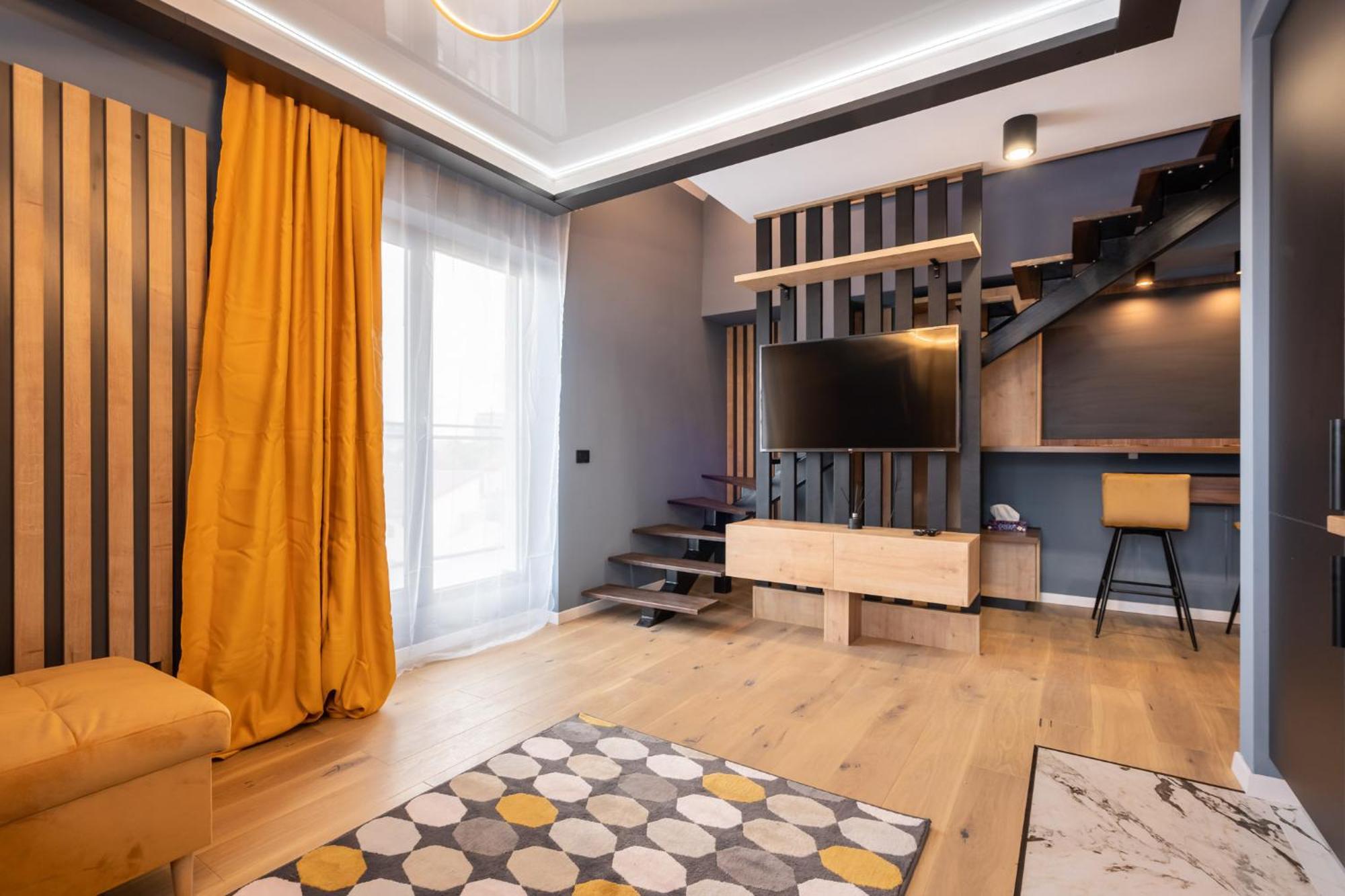 בוקרשט Sunflower - Chic Loft In Tineretului מראה חיצוני תמונה